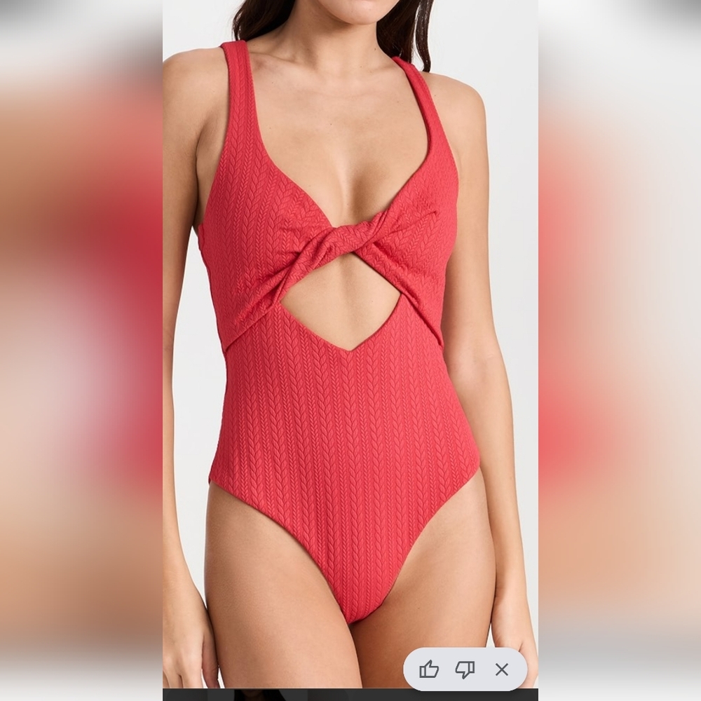 BEACH RIOT TYLER TEXTURE ONE PIECE SWIMSUIT /SZ: XL